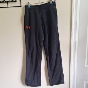 Under Armour Boys Charcoal Pants with Pockets Size Large